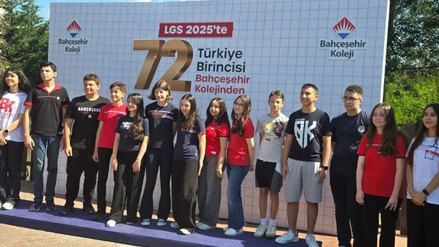 Kocaeli Bahçeşehir Koleji’nden LGS’de büyük başarı: Türkiye birincisi oldular