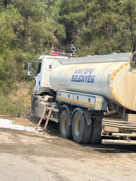 Kartepe Belediyesi’nden Yangın Söndürme Çalışmalarına Destek