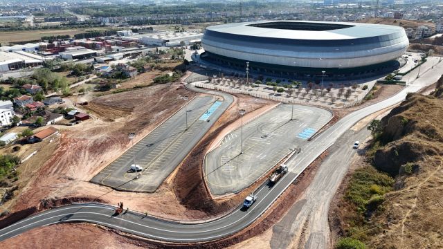Kocaeli Stadı’nda otoparklar tamam